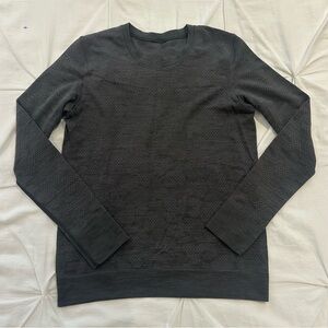 Lululemon Dark Gray Camo Long Sleeve